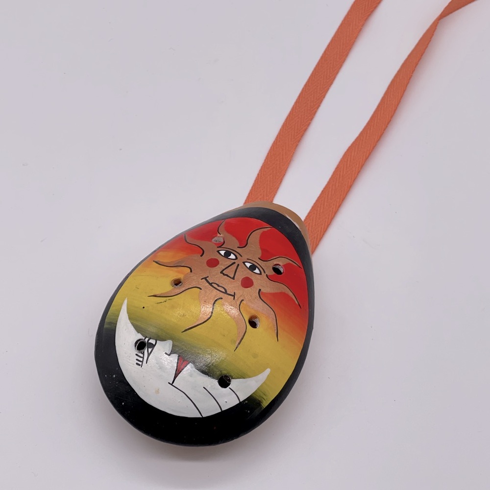 PERUVIAN OCARINA VESSEL FLUTE